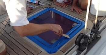 How to fix a topside hatch from leaking